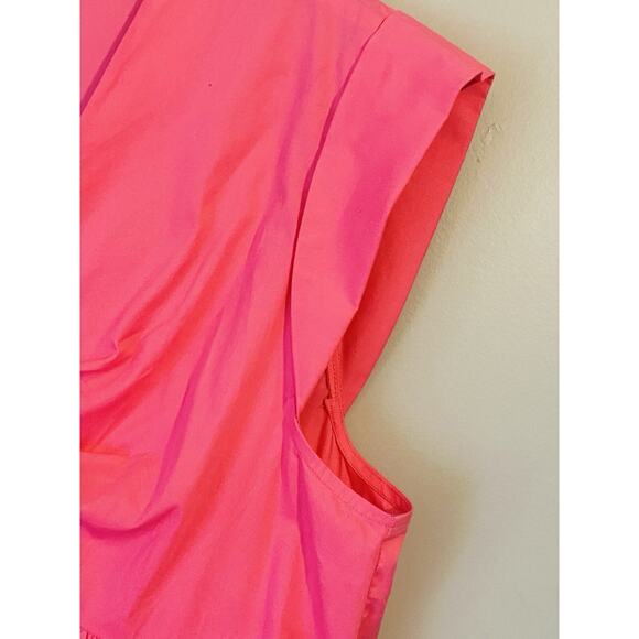 Scoop Pink Bow Knot Front Midi Dress Women's Size XL 16-18 - Picture 6 of 8